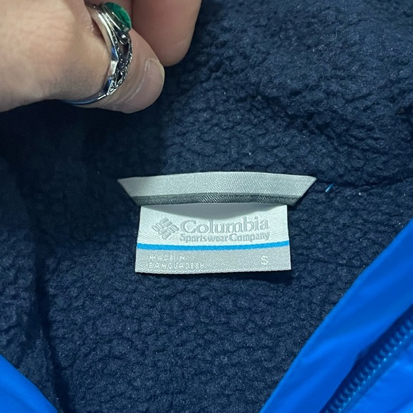 NWT Women’s Small Columbia Switchback™ Sherpa Lined Waterproof Jacket Vivid Blue - Picture 7 of 15